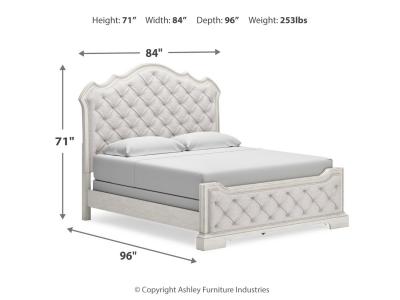 Signature Design by Ashley® Arlendyne King Panel Bed, Dresser, Mirror, Chest and 2 Nightstands - B980B8