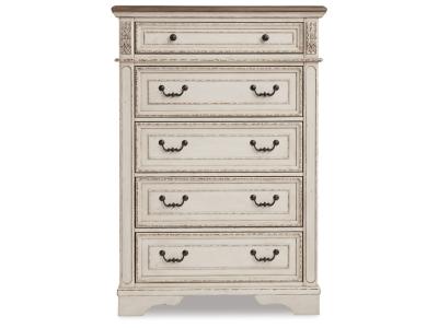 Signature Design by Ashley® Realyn Queen Panel Bed, Dresser, Chest and 2 Nightstands - B743B45
