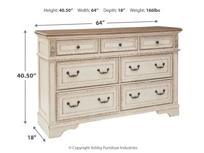 Signature Design by Ashley® Realyn Queen Panel Bed, Dresser, Chest and 2 Nightstands - B743B45