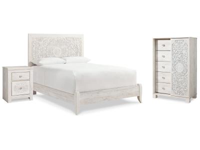 Signature Design by Ashley® Paxberry Queen Panel Bed, Chest and Nightstand - B181B28
