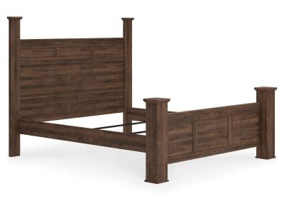 Signature Design by Ashley® Juararo California King Poster Bed, Dresser, Mirror and 2 Nightstands - B251B32