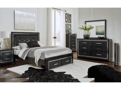Signature Design by Ashley® Kaydell Queen Panel Storage Bed, Dresser, Mirror and Nightstand - B1420B53