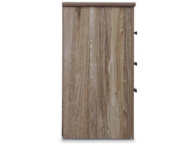 Signature Design by Ashley® Zelen King Panel Bed, Dresser, Mirror and Nightstand - B248B12
