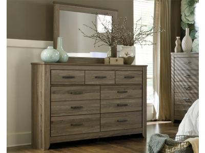 Signature Design by Ashley® Zelen King Panel Bed, Dresser, Mirror and Nightstand - B248B12