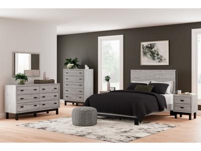 Signature Design by Ashley® Vessalli Queen Panel Bed, Dresser, Mirror and Nightstand - B1036B9