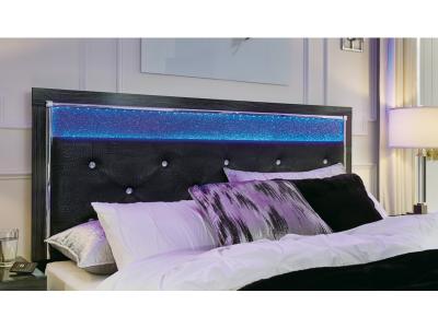 Signature Design by Ashley® Kaydell King Upholstered Panel Bed Dresser Mirror and Nightstand - B1420B55