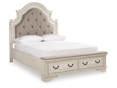 Signature Design by Ashley® Realyn Queen Storage Bed, Dresser and Mirror - B743B19