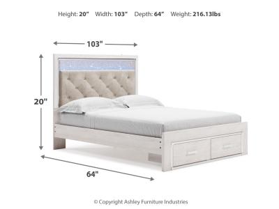 Signature Design by Ashley® Altyra Queen Storage Bed, Dresser, Mirror, Chest and Nightstand - B2640B42