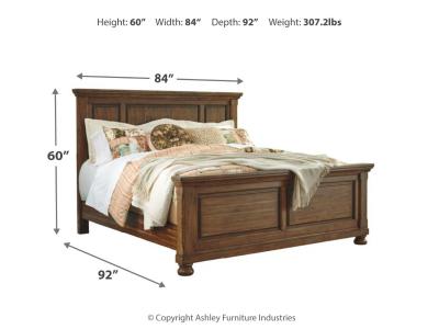 Signature Design by Ashley® Flynnter King Panel Bed, Dresser, Mirror and 2 Nightstands - B719B24
