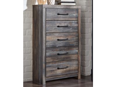 Signature Design by Ashley® Drystan Queen Bookcase Storage Bed Dresser Mirror Chest and 2 Nightstands - B211B77
