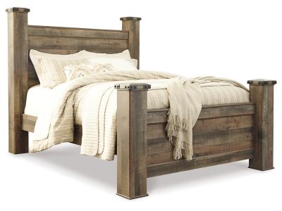 Signature Design by Ashley® Trinell Queen Poster Bed, Dresser, Mirror and Nightstand - B446B76