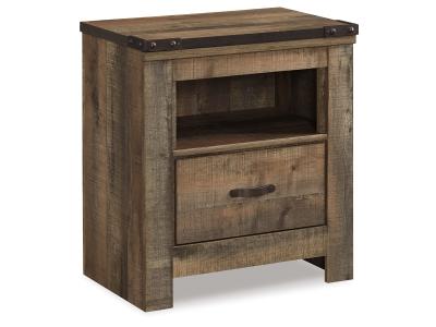 Signature Design by Ashley® Trinell Queen Poster Bed, Dresser, Mirror and Nightstand - B446B76