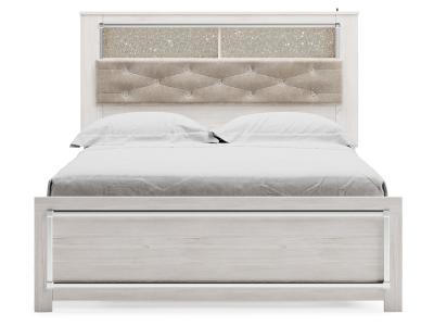 Signature Design by Ashley® Altyra Queen Bookcase Panel Bed, Dresser, Mirror and Chest - B2640B43