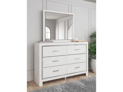 Signature Design by Ashley® Altyra Queen Bookcase Panel Bed, Dresser, Mirror and Chest - B2640B43