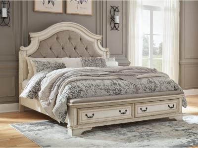 Signature Design by Ashley® Realyn Queen Panel Bed, Dresser, Mirror, Chest and Nightstand - B743B46