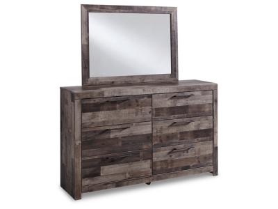 Signature Design by Ashley Derekson Queen Panel Storage Bed Dresser Mirror and 2 Nightstands - B200B61