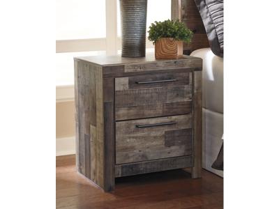 Signature Design by Ashley Derekson Queen Panel Storage Bed Dresser Mirror and 2 Nightstands - B200B61