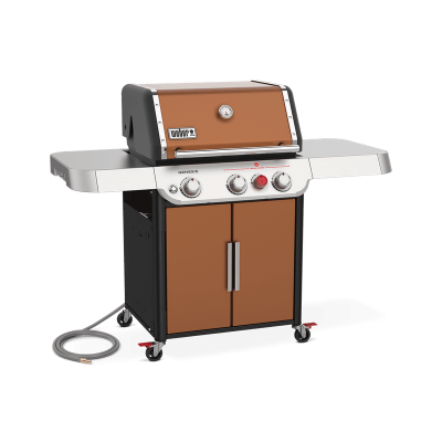 62" Weber Genesis E-325s 3 Burner Natural Gas Grill in Copper - 37320001