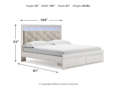 Signature Design by Ashley® Altyra King Storage Bed, Dresser, Mirror and 2 Chests - B2640B45