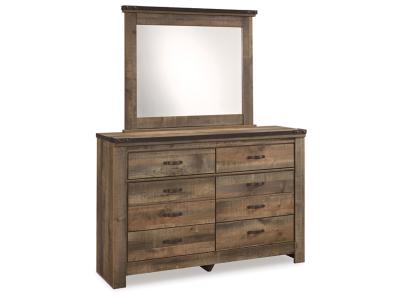 Signature Design by Ashley® Trinell Full Panel Bed, Dresser, Mirror and Nightstand - B446B78