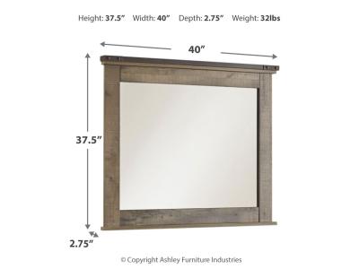 Signature Design by Ashley® Trinell Full Panel Bed, Dresser, Mirror and Nightstand - B446B78