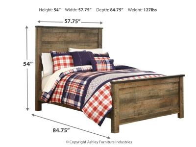 Signature Design by Ashley® Trinell Full Panel Bed, Dresser, Mirror and Nightstand - B446B78