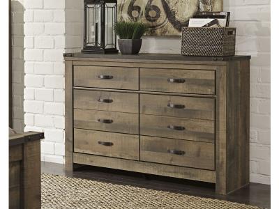 Signature Design by Ashley® Trinell Full Panel Bed, Dresser, Mirror and Nightstand - B446B78