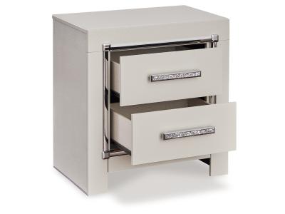 Signature Design by Ashley® Zyniden King Upholstered Panel Bed, Dresser, Mirror and Nightstand - B2114B8