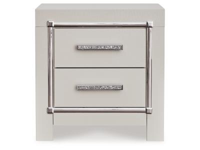 Signature Design by Ashley® Zyniden King Upholstered Panel Bed, Dresser, Mirror and Nightstand - B2114B8