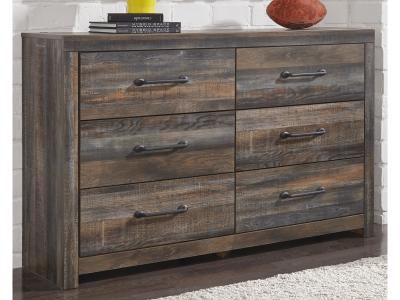 Signature Design by Ashley® Drystan Queen Bookcase Storage Bed Dresser Mirror Chest and 2 Nightstands - B211B79