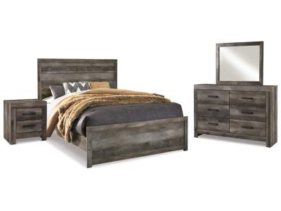 Signature Design by Ashley® Wynnlow Queen Panel Bed, Dresser, Mirror and 2 Nightstands - B440B36