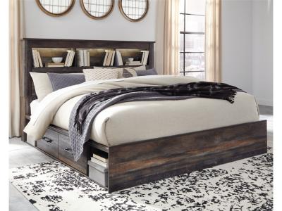 Signature Design by Ashley® Drystan King Bookcase Storage Bed, Dresser, Mirror, Chest and 2 Nightstands - B211B80