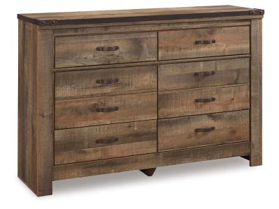 Signature Design by Ashley® Trinell Queen Poster Bed, Dresser, Mirror, Chest and 2 Nightstands - B446B80