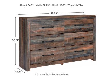 Signature Design by Ashley® Drystan Twin Bookcase Bed with 2 sided Storage, Dresser and Nightstand - B211B81