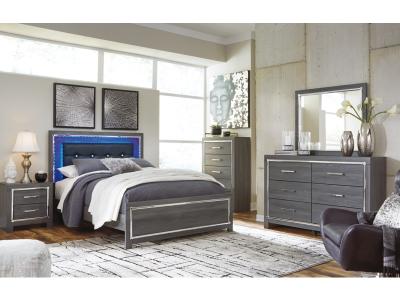 Signature Design by Ashley® Lodanna Queen Panel Bed, Dresser, Mirror, Chest and Nightstand - B214B39