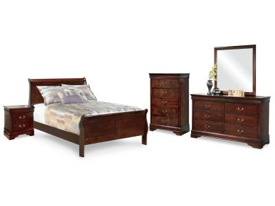 Signature Design by Ashley® Alisdair Full Sleigh Bed, Dresser, Mirror, Chest and Nightstand - B376B19