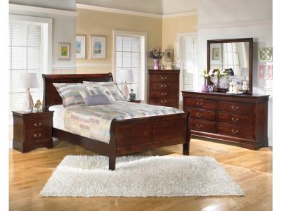 Signature Design by Ashley® Alisdair Full Sleigh Bed, Dresser, Mirror, Chest and Nightstand - B376B19