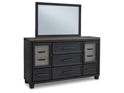 Signature Design by Ashley® Foyland Queen Panel Storage Bed, Dresser and Mirror - B989B3