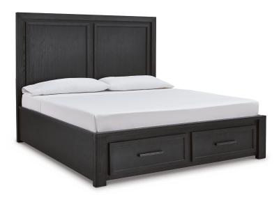 Signature Design by Ashley® Foyland Queen Panel Storage Bed, Dresser and Mirror - B989B3