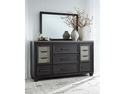 Signature Design by Ashley® Foyland Queen Panel Storage Bed, Dresser and Mirror - B989B3