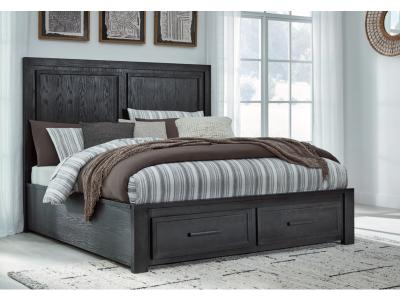 Signature Design by Ashley® Foyland Queen Panel Storage Bed, Dresser and Mirror - B989B3