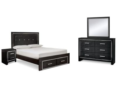 Signature Design by Ashley® Kaydell Queen Storage Bed, Dresser, Mirror and Nightstand - B1420B56