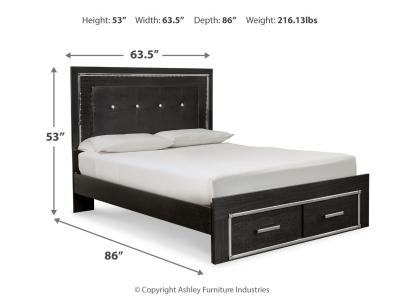 Signature Design by Ashley® Kaydell Queen Storage Bed, Dresser, Mirror and Nightstand - B1420B56