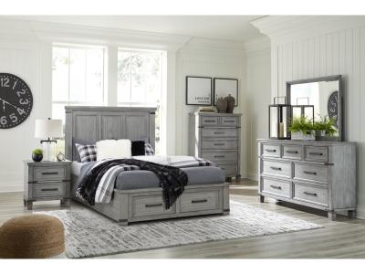 Signature Design by Ashley® Russelyn Queen Panel Storage Bed, Dresser, Mirror, Chest and 2 Nightstands - B772B14