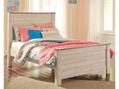 Signature Design by Ashley® Willowton Full Panel Bed, Dresser and Mirror - B267B54