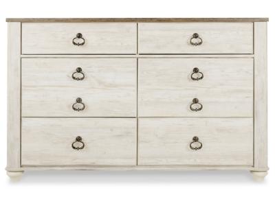 Signature Design by Ashley® Willowton Twin Panel Bed and Dresser - B267B53