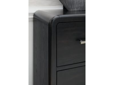 Signature Design by Ashley® Rowanbeck California King Upholstered Panel Bed, Dresser and Mirror - B821B7