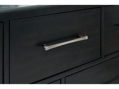 Signature Design by Ashley® Rowanbeck California King Upholstered Panel Bed, Dresser and Mirror - B821B7
