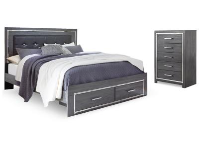 Signature Design by Ashley® Lodanna King Storage Bed and Chest - B214B42