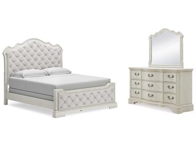 Signature Design by Ashley® Arlendyne California King Upholstered Bed, Dresser and Mirror - B980B10